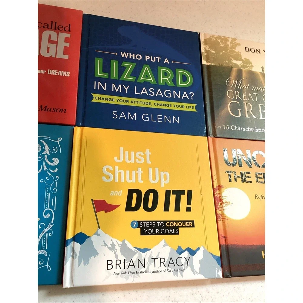 Self-Help Success Books Business Goals Attitude Lot of 6 Simple Truths HC Guides